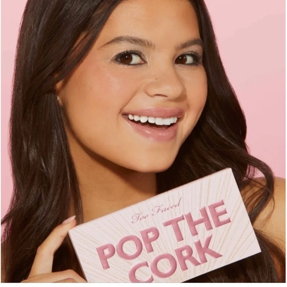 Too Faced Pop The Cork Makeup Set LIMITED EDITION with full size lip plump